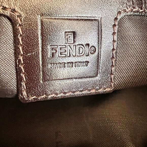 Authentic Vintage Fendi Zucca Shoulder Bag - Picture 11 of 16